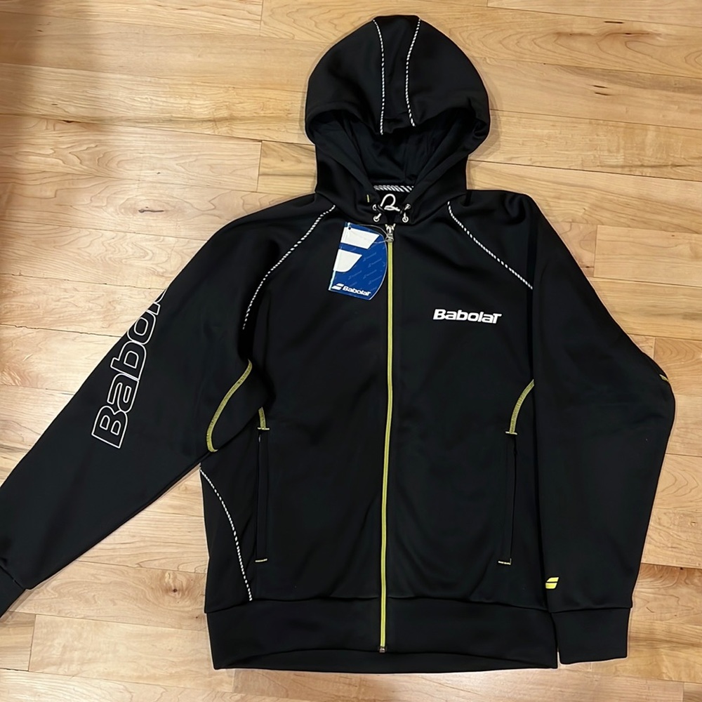 Babolat Men’s Full Zip Hoodie Medium NWT